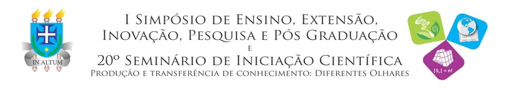 UNIVERSIDADE ESTAADUAL DE SANTA CRUZ Relação dos trabalhos de Ensino aprovados (por ordem alfabética) Apresentação em formato de pôster Apresentador: ALBERTINO DO AMPARO DE JESUS Título: INICIAÇÃO A