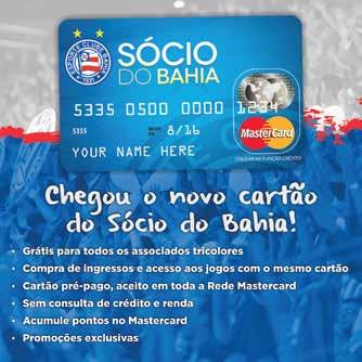 Quem é Sócio do Bahia agora conta com uma grande novidade: o novo cartão do programa está sendo entregue na casa dos associados tricolores e possui características únicas entre os clubes de todo o