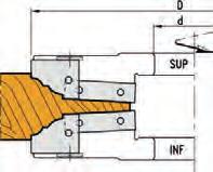 Porta-lâminas para almofadas Cabezal para plafones D B d Z n min.-max. Ref.SUP Ref.