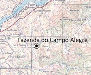 Parceria: denominação Fazenda do Campo Alegre códice AV F08 Sap localização Rodovia BR-393, Anta 2º Distrito de Sapucaia/RJ município Sapucaia época