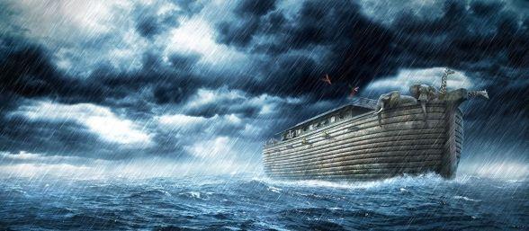 Interpretações O relato bíblico do dilúvio informa Gn 7: 11-12, romperam-se todas as fontes do abismo, e as janelas do céu se abriram, e caiu chuva sobre a Terra por 40 dias e 40 noites.