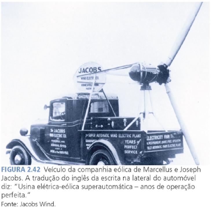 Evolução histórica A primeira grande turbina americana Em 1922, os irmãos Marcellus Jacobs (1903-1985) e Joseph Jacobs começaram a desenvolver uma pequena turbina.