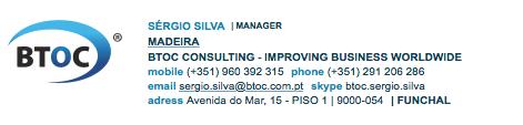 MADEIRA - FUNCHAL Avenida do Mar, Nº: 15-1.º 9000-054 Funchal Tel.: +351 291 206 286 E.: geral@btocmadeira.com.pt PORTUGAL - LISBOA Av. Fontes Pereira de Melo, 17 Piso 4 1050-116 Lisboa Tel.