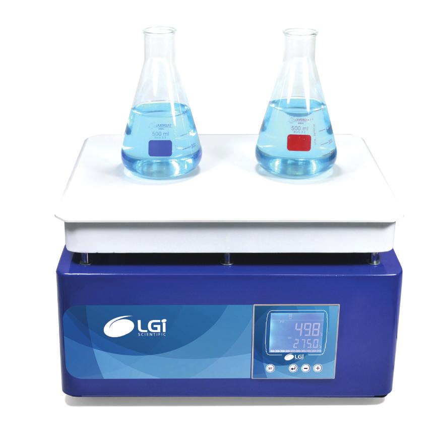 CHAPA AQUECEDORA DIGITAL LGI-HP-300D Equipamento adequado para o uso em laboratórios farmacêuticos, químico, petroquímico e