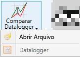17.2.16 Comparar Datalogger Abre um menu onde é possível adicionar mais dataloggers ao gráfico. Esta função visa comparar estes dois dataloggers. Este menu é mostrado na Figura 6.
