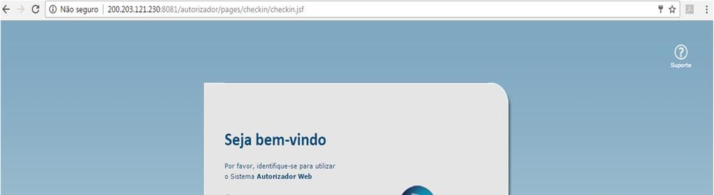 me/10057d Clicar em Novo Portal Autorizador O endereço acima