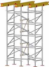 Empresa Projetos Produtos Torre T40 Estruturas de suporte com torres para escoramento de lajes, de vigas ou de qualquer outro elemento horizontal de concreto moldado in loco.
