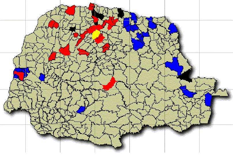 MAPA DO CISMAE Municipios consorciados ao CISMAE - Municipios com