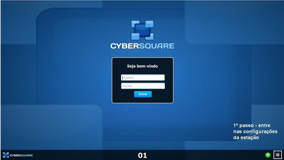Cadastrar novos atalhos nas estações clientes O Módulo Cliente do Cyber Square conta com um menu iniciar personalizado, onde você pode cadastrar os aplicativos que deseja que
