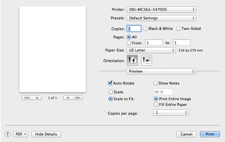 Iniciar uma tarefa de impressão 1 Abra o ficheiro que quer imprimir a partir da aplicação. 2 Do menu [Ficheiro], seleccione [Imprimir].