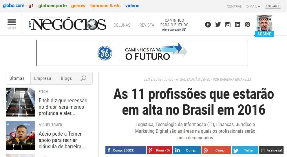 Devido a todos essas dificuldades e da maneira como vem se comportando hoje as pessoas, em relação ao mundo digital, pode-se observar que a grande tendência de mercado está voltada ao