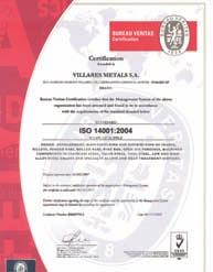 Qualidade) e ISO 14001:2004 (Meio