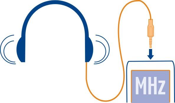 78 Música e áudio Não é possível ouvir rádio através de um auricular Bluetooth. Pode ouvir rádio mesmo com o modo offline activado no telemóvel e sem cobertura de rede celular.