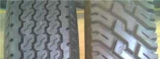 Emparelhamento de Pneus: Os pneus de carga, aplicados no eixo de tração ou livre "par de pneus" são emparelhados para receber a mesma distribuição de carga, como os pneus rodam em uma mesma