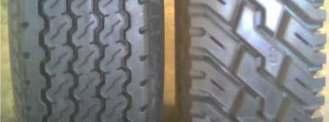 Pneus com emparelhamento incorreto: Ilustração de Banda de rodagem Os cuidados que se deve tomar para não haver pneus desemparelhados ou para imperfeito são: Medida do pneu; Modelo do pneu; DOT do