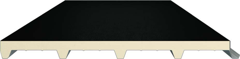 Topcover Deck 1000 38 ESP 250 25 55 Caraterísticas Dimensões Espessuras: 30 40 50 60 80 100 mm Largura: 1000 mm Comprimento: 4,00 18,00 m Descrição/Aplicação Painel para aplicação Deck em coberturas