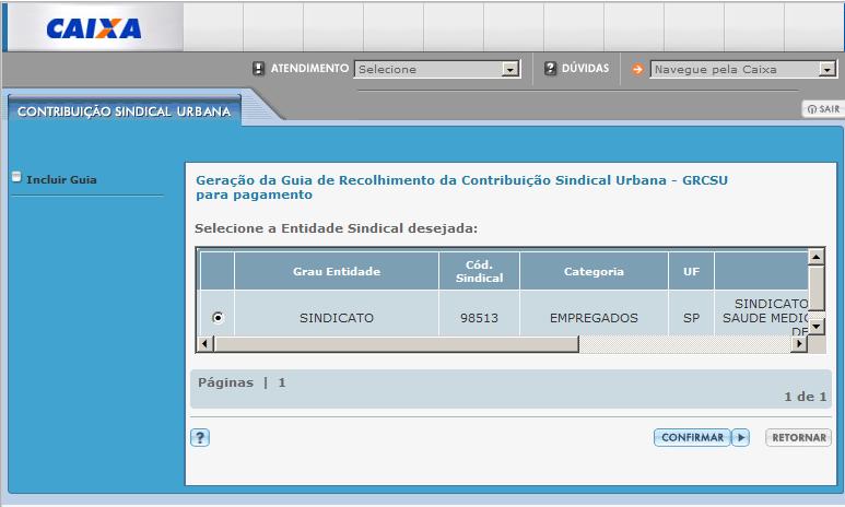 6 Então, uma janela como a representada abaixo irá aparecer. Apenas clique em CONFIRMAR para prosseguir.