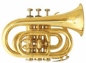 Instrumentos de sopro e acessórios TROMPETE Trompete pocket Sib laqueado 6375