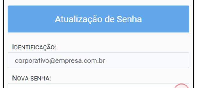 Primeiro acesso Sempre que usar uma senha temporária durante o preenchimento de suas credenciais (como em seu primeiro acesso), você precisará cadastrar uma nova senha.