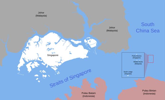 Singapura e o estreito de Malaca: pirataria e conflitos geopolíticos (5) [IMAGEM: a