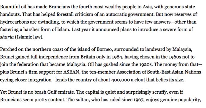 Brunei: aspectos
