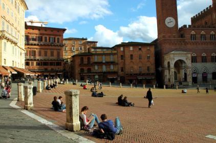 O campo de Siena demonstra que grandes