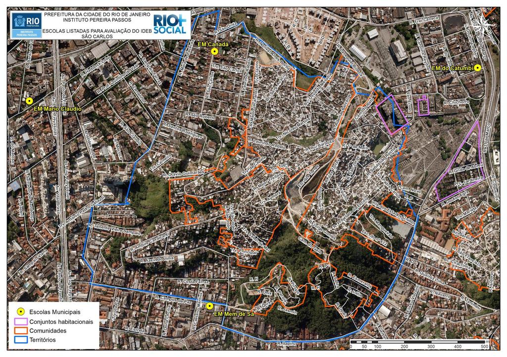 Mapa 11 Localização das escolas