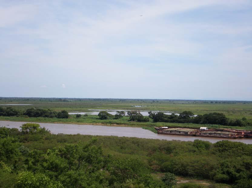 Monitoramento do Comportamento do Rio Paraguai no Pantanal Sul-Mato-Grossense 27/28 3 Vazante e Seca do rio Paraguai em Ladário (MS) (28/29) As cotas altimétricas em Ladário mantiveram-se abaixo da