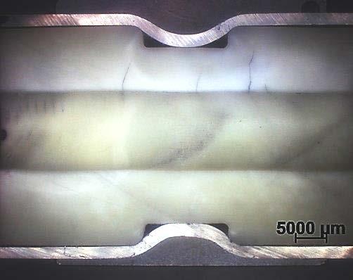 Concept 3 - Akulon & aluminium Composite specimen fracture behaviour Smallest composite inner diameter (13 mm) : highest impact resistance