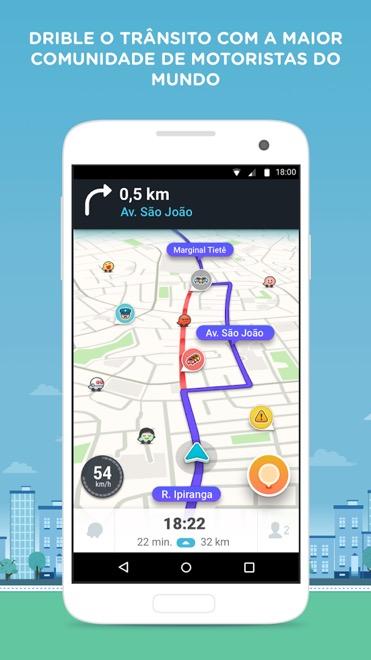 Waze O Waze, mesmo sendo uma aplicação/serviço da Google, é completamente independente.