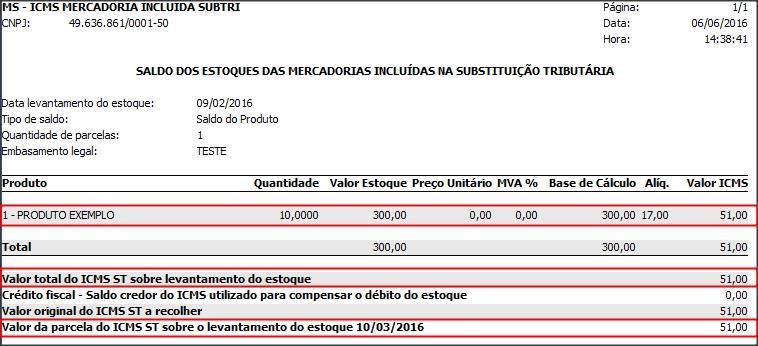 Caso tenha dúvidas sobre como realizar este pagamento, acesse a solução referente a Como realizar o pagamento de impostos : clique aqui 6 - RELATÓRIO ESTOQUE SUBSTITUIÇÃO TRIBUTÁRIA 6.