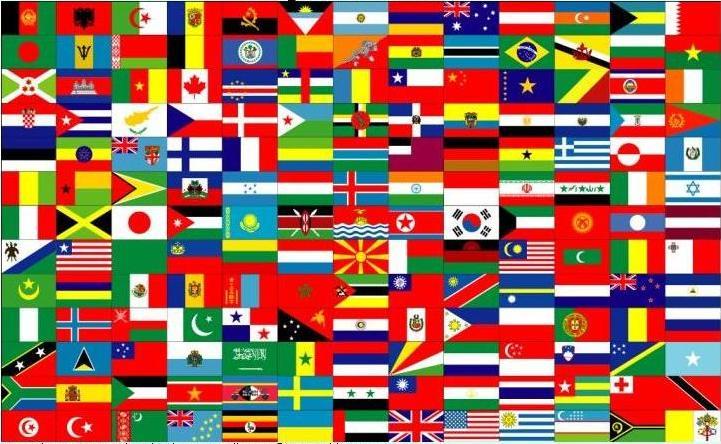 Figura 4: Bandeiras de países Comentário: O nível de ensino a que se destina esta atividade dependerá da bandeira escolhida, pois