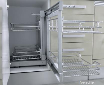 Balde lixo p/cozinha Gollinucci 272, tampa c/abertura aut., inox/plástico  cinza, 13 lts, L.