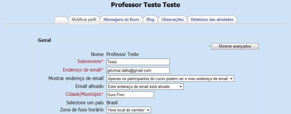 Esse menu, bem como outras ferramentas, só é habilitado pelo professor ou pelos tutores/coordenadores de curso/disciplina.