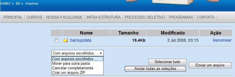 O item Relatórios permite ao professor saber os acessos dos estudantes em um determinado período do curso, podendo separá-los por grupo ou contabilizar o acesso individual em datas definidas pelo