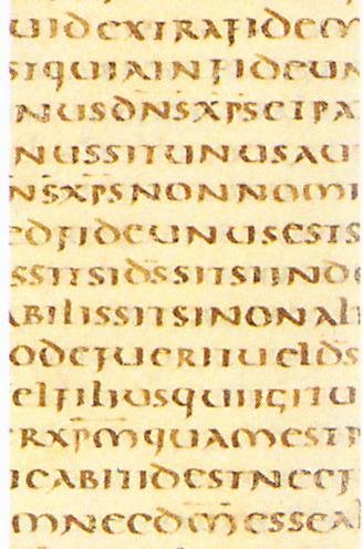 Estilos de escrita pré-tipografia cursivas
