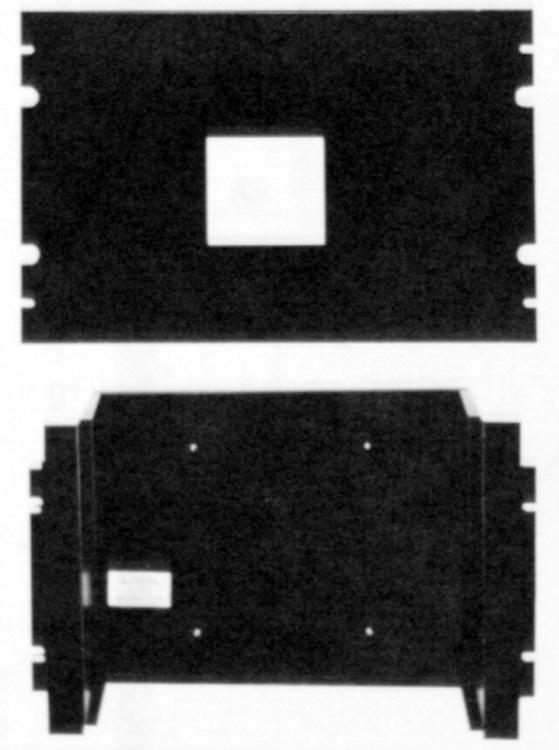 TSP-RK Placa de Montagem de Impressora de Tira Interna Placa de Montagem de Impressora de Tira Interna O TSP-RK é um conjunto de placas de montagem de 12½" de altura por 19" de largura para montagem