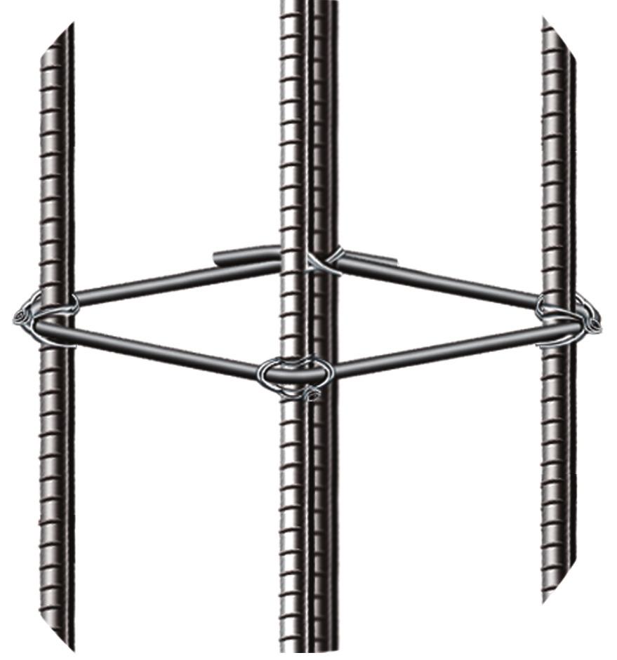 2. Produzidas com Vergalhões CA 50 S nas bitolas de 6,3; 8,0 e 0,0 mm e Estribos CA 60 bitola 4,2 mm, espaçados a cada cm. 3.