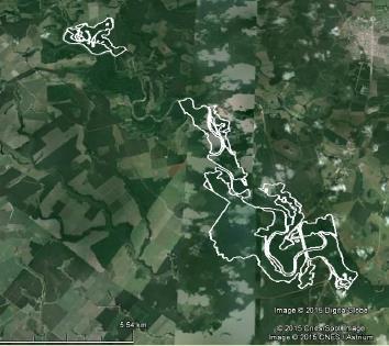 ÁREAS DE ALTO VALOR DE CONSERVAÇÃO AMBIENTAIS 14B e 15A Localizadas no município de Mucuri, com uma Área de Alto Valor de Conservação de 2.159,71 hectares, conforme marcação na Figura 2.