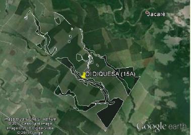 15A (Didiquesa) Localizada no município de Mucuri/BA, com uma área total de fragmento nativo de 818,05 hectares, conforme marcação na Figura 19.