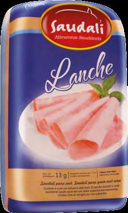 Lanches Presunto Cozido sem Capa de Gordura Lanche