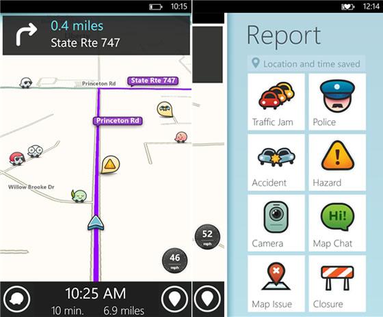 2 - Waze Um GPS gratuito e com informação em tempo real É um sistema de GPS "comunitário" curva-a-curva que não pode deixar de usar.