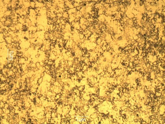 a) 100x b) 200x 10µm 10µm Figura 3 Micrografia observada do aço SAE 1644 antes dos