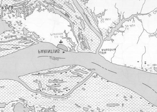 Medição de vazão Amostragem d água e de sedimentos D.17. Rio Amazonas em Parintins (Amazonas) : 13/10/96 Código DNAEE 16 350 002 Margem esquerda Lat.