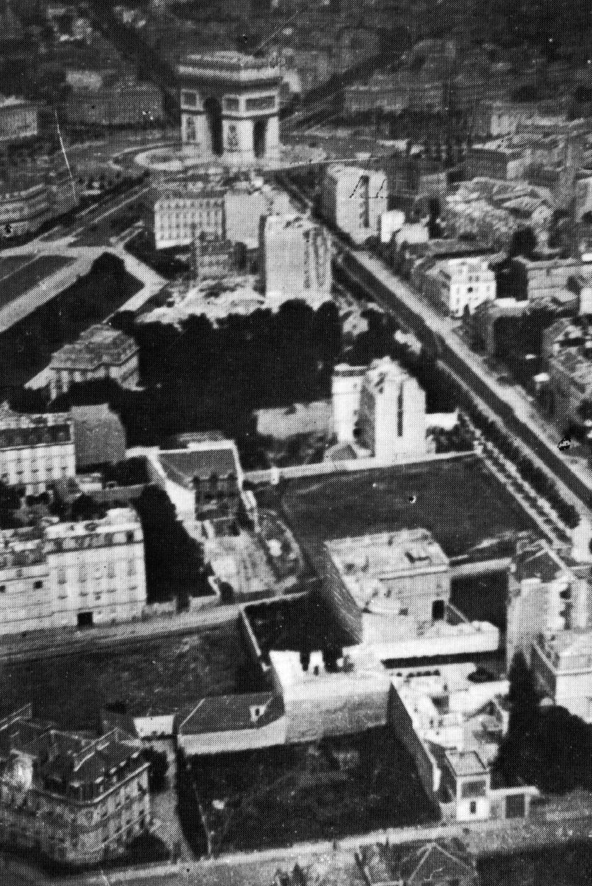 above Paris, France in 1858.