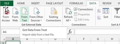 aconselhamos a importar o ficheiro CSV para o Excel da seguinte forma 7. 1. Abrir um livro em branco. 2.