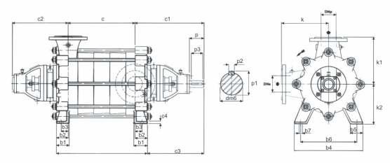 DIMENSÕES BÁSICAS (mm) b sem refrigeração com refrigeração