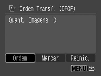 Definições de Impressão/Transferência 159 Ajustar as Definições de Transferência DPOF Pode utilizar a câmara para especificar as definições das imagens antes de transferi-las para um computador.