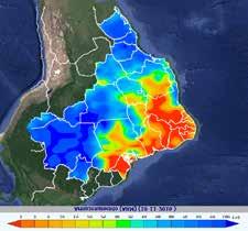 As culturas monitoradas foram as seguintes: aveia, cevada e trigo (safra 2016