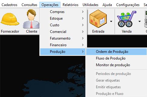 34 ORDEM DE PRODUÇÃO Também temos a opção de utilizar a ORDEM DE PRODUÇÃO.